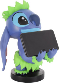 Фигурка подставка для геймпада/телефона Cable Guys: Хула Стич (Hula Stitch) Дисней Стич (Disney Stitch) (896125) 20 см