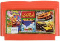 Сборник игр 4 в 1 YH 8034 CHASE HQ+MAD MAX+TELE TUBBIES+SNOW BROS (8 bit)