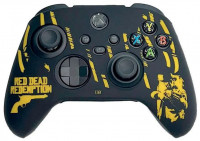 Защитный силиконовый чехол Silicone Case для геймпада Microsoft Xbox Wireless Controller Red Dead Redemption (Black-Yellow) Черный-Желтый (Xbox One)