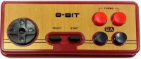Геймпад проводной 8 bit Controller широкий разъем 15 Pin (Прямоугольный) (Золотой/Красный)