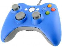 Геймпад проводной Xbox 360 Wired Controller (Blue) Синий (Xbox 360/PC)