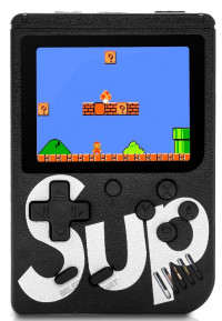 Портативная игровая приставка Retro FC SUP (400 в 1) + 400 встроенных игр (Черная)