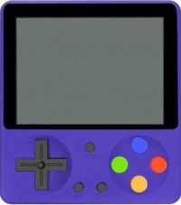 Портативная игровая приставка 8 bit Retro + 333 встроенные игры Blue (Синий)