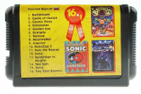Сборник игр 16 в 1 Bs1603 (BToads+TToon+Sonic+...) Русская Версия (16 bit)