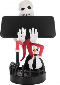Фигурка подставка для геймпада/телефона Cable Guys: Санта Джек Скеллингтон (Santa Jack Skellington) Кошмар перед Рождеством (The Nightmare Before Christmas) 20 см