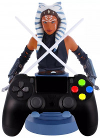 Фигурка подставка для геймпада/телефона Cable Guys: Асока Тано (Ahsoka Tano) Звездные войны (Мандалорец) (Star Wars (The Mandalorian)) 20 см