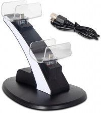 Зарядная станция для 2-х геймпадов Playstation DualSense OIVO (IV-P5234) Черный (PS5)