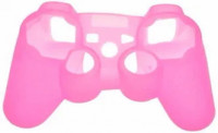 Защитный силиконовый чехол Controller Silicon Case для геймпада Sony Dualshock 3 Wireless Controller (Розовый) (PS3)