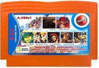 Сборник игр 500 в 1 A-500в1 N.TURTLES 1.2.3.4 + D.DRAGON 1.2.3.4 + CHIPandDALE 1.2.3 + 90 TANK + LODE RUNNER + M.K.4 + CONTRA (8 bit)