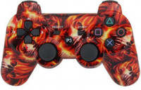 Геймпад беспроводной DualShock 3 Wireless Controller (Огонь) (PS3)
