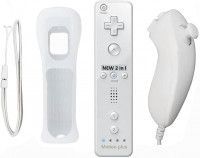 Комплект Геймпадов Remote Plus + Nunchuk (Белого цвета) Wii/WiiU