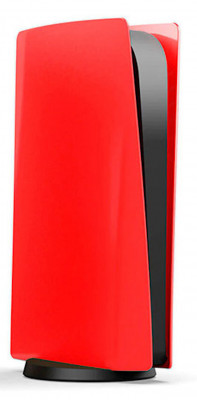 Сменный корпус для консоли Sony PlayStation 5 с дисководом (Red) Красный (PS5)