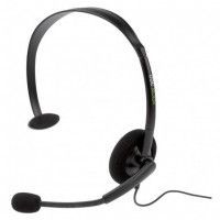 Гарнитура проводная Microsoft Wired Headset Black Оригинал (Xbox 360) (OEM)
