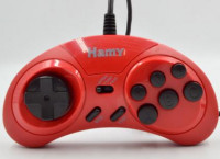 Геймпад проводной Hamy Controller узкий разъем 9 Pin (Красный)