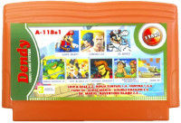 Сборник игр 118 в 1 A-118 CHIP and DALE 2.3 / TANK 90 / SUPER MARIO / NINJA TURTLES 1.4 / DOUBLE DRAGON 2.3 / CONTRA 1.2.6 / DR. (8 bit)