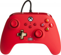 Геймпад проводной PowerA Enhanced Wired Controller for Xbox Series X/S (1518810-01) Red (Красный) Оригинал (Xbox One/Series X/S/PC)