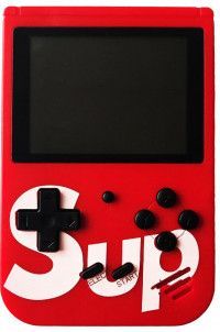 Портативная игровая приставка Retro FC SUP (400 в 1) + 400 встроенных игр (Красная)