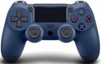 Геймпад беспроводной DualShock 4 Wireless Controller (v2) Midnight Blue (Темно-синий) (PS4)