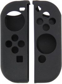 Силиконовый чехол на контроллеры Joy-Con (правый и левый) (Joy-Con Silicon Case) Черный (Switch) (OEM)
