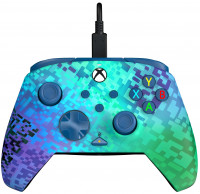 Геймпад проводной Controller Wired Rematch PDP Glitch Green (023-GG) (Xbox One/Series X/S/PC)