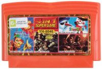 Сборник игр 4 в 1 (YH-8040) CHIP and DALE 2+SILK WORM+SNOW BROS.+DUNGEON (8 bit)
