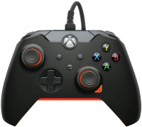 Геймпад проводной Controller Wired PDP Grey Orange (012-GO) (Xbox One/Series X/S/PC)
