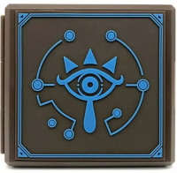 Кейс для хранения картриджей Zelda Sheikah-Slate (NSW-038U) (Черно/Синий) (Switch)
