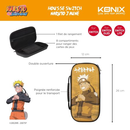 Чехол-сумка KONIX Naruto Shippuden Naruto Slim Size (287661) (Switch/Switch Lite/Switch OLED)