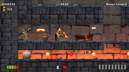 Игра Crazy Chicken (Сумасшедшие цыплята): Jump 'n' Run Traps and Treasures (PS4) Playstation 4