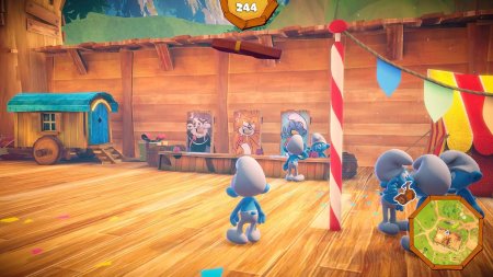 игра The Smurfs (Смурфики): Деревенская Вечеринка (Village Party) Русская Версия (Switch) для Nintendo Switch
