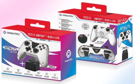Геймпад беспроводной + зарядная станция Oniverse Astralite Controller Wireless (802948) (Smoked White) Дымный Белый (Switch/IOS/Android/PC)