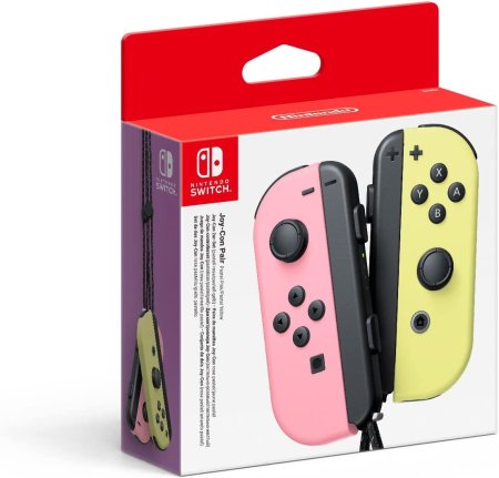Набор из 2-х контроллеров Joy-Con Пастельный Розовый/Пастельный Желтый Оригинал (Switch)