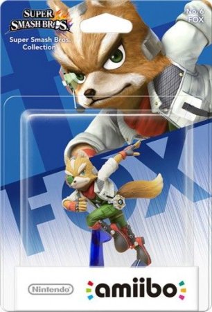 Amiibo: Интерактивная фигурка Фокс (Fox) (Super Smash Bros. Collection)