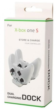 Зарядная станция для 2-x геймпадов (HBX-002) (Xbox One) 