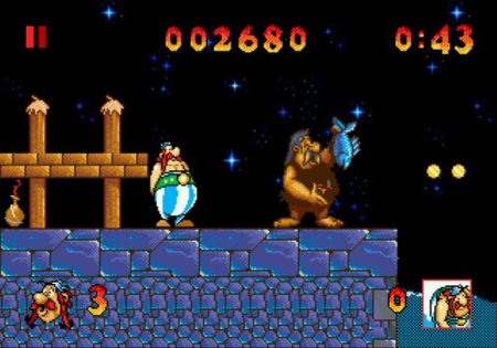 Сборник игр 9 в 1 BS9001 (Simpsons + Asterix + ...) Русская Версия (16 bit) 