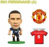 Фигурка футболиста Soccerstarz Рио Фердинанд Манчестер Юнайтед (Rio Ferdinand Man Utd) Away Kit (202504)