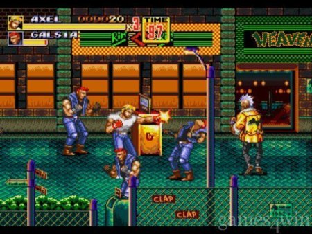 Коллекционный сборник 3 в 1 Улицы Ярости (Streets of Rage) (16BC-005) Русская Версия (16 bit) 