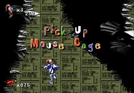 Червяк Джим 2 (Earthworm Jim 2) Русская Версия (16 bit) 