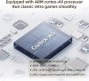 Портативная игровая приставка Anbernic RG35XX 64 Гб (5000 в 1) + 5000 встроенных игр Прозрачный белый (Transparent White) для 8 bit, Денди (Dendy)
