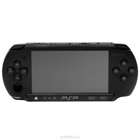 Портативная консоль Sony PlayStation Portable Street PSP E1008 Black RUS (Чёрная) + игра Тачки 2