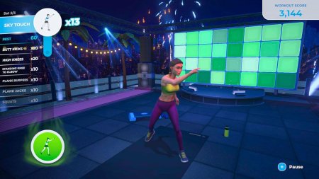 игра Let's get Fit + Спортивные ремни/Sports Strap для Joy Con 2 шт. (Switch) для Nintendo Switch