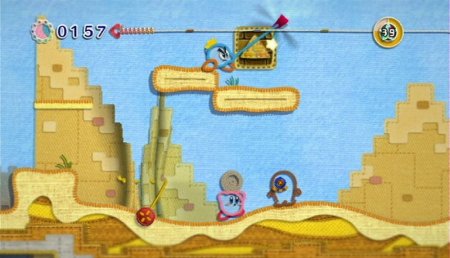 Купить игру Kirby's Epic Yarn (Wii/WiiU) USED Б/У на Nintendo Wii диск