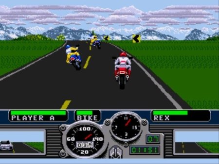 Гонки На Спортбайках (Road Rash) Русская Версия (16 bit) 