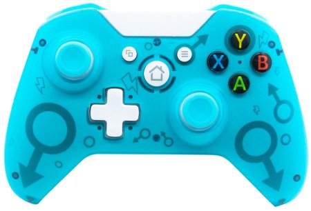 Геймпад беспроводной Controller Wireless N-1 2.4G (Blue) (Голубой) (Xbox One/Series X/S/PS3/PC) 