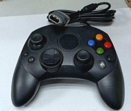 Геймпад проводной Old Skool Xbox Controller (Classic) (Черный)