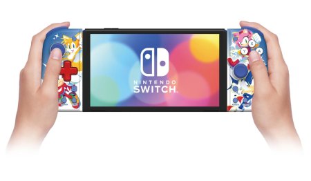 Набор из 2-х контроллеров Joy-Con Split Pad Compact Hori (NSW-465U) (Sonic) Соник (Switch)