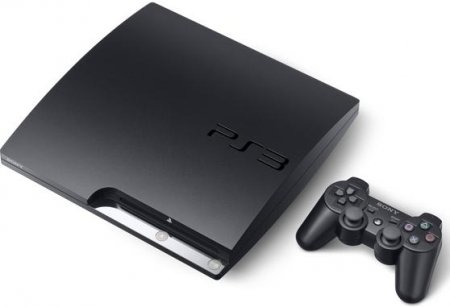   Sony PlayStation 3 Slim (500 Gb) Eur Black () (REF) Sony PS3
