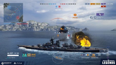 Игра World of Warships: Legends - Firepower Deluxe Edition Русская Версия (PS4) Playstation 4