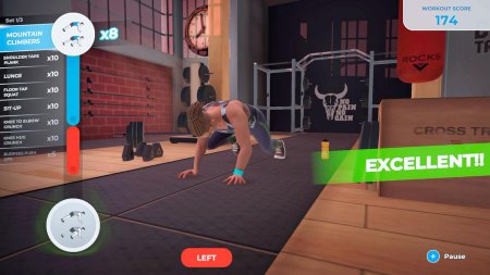игра Let's get Fit + Спортивные ремни/Sports Strap для Joy Con 2 шт. (Switch) для Nintendo Switch