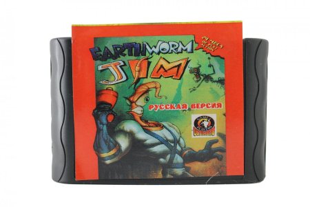 Червяк Джим (Earthworm Jim) Русская Версия (16 bit) 